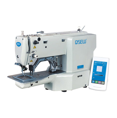 Macchina da cucire industriale bartacking elettronica del bartack di progettazione del modello dell'impuntura dell'etichettatrice dell'azionamento diretto di QS-468G